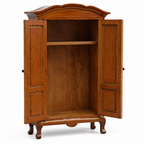 1:12 Brown Wooden Wardrobe | KOBOONI · image 8