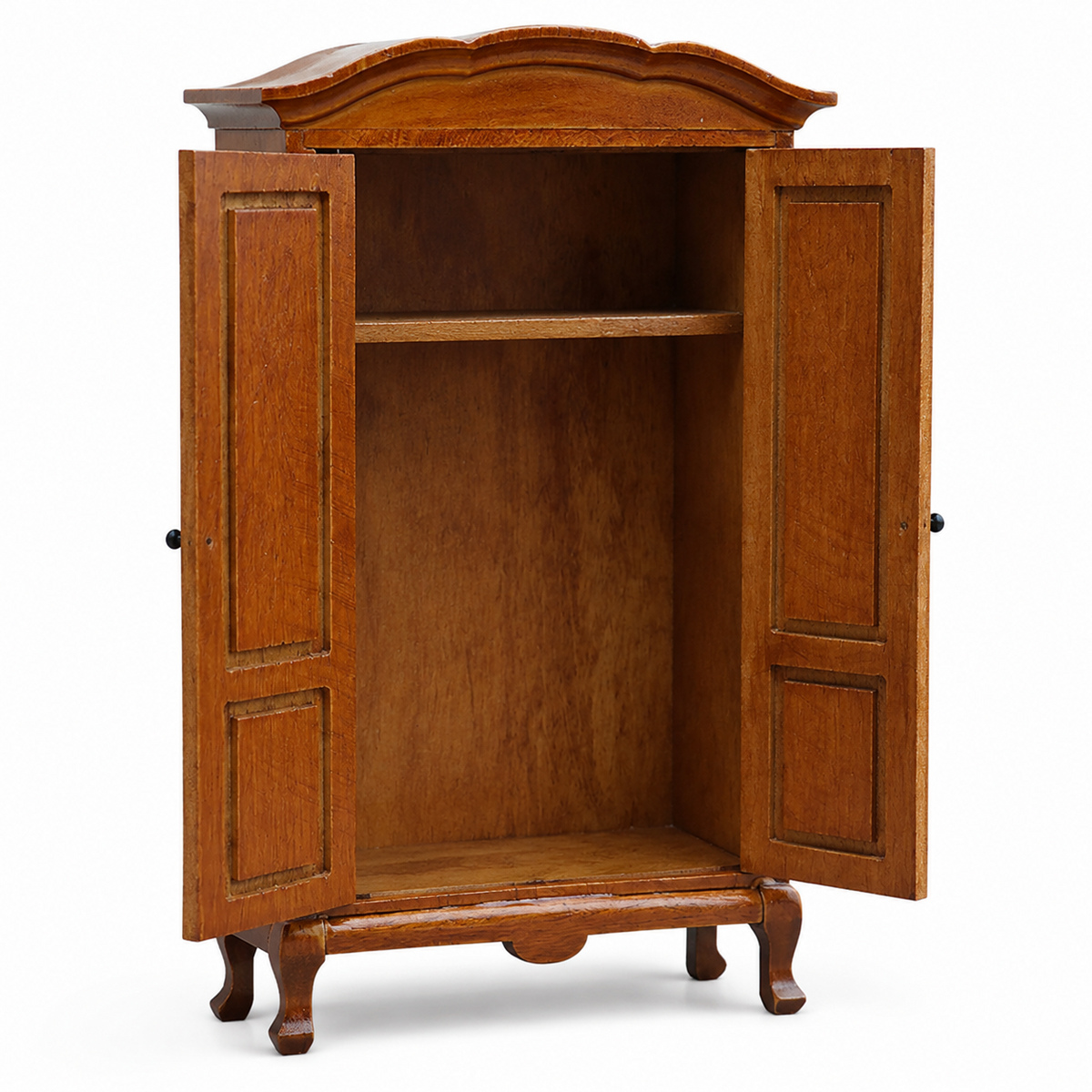 1:12 Brown Wooden Wardrobe | KOBOONI · image 8