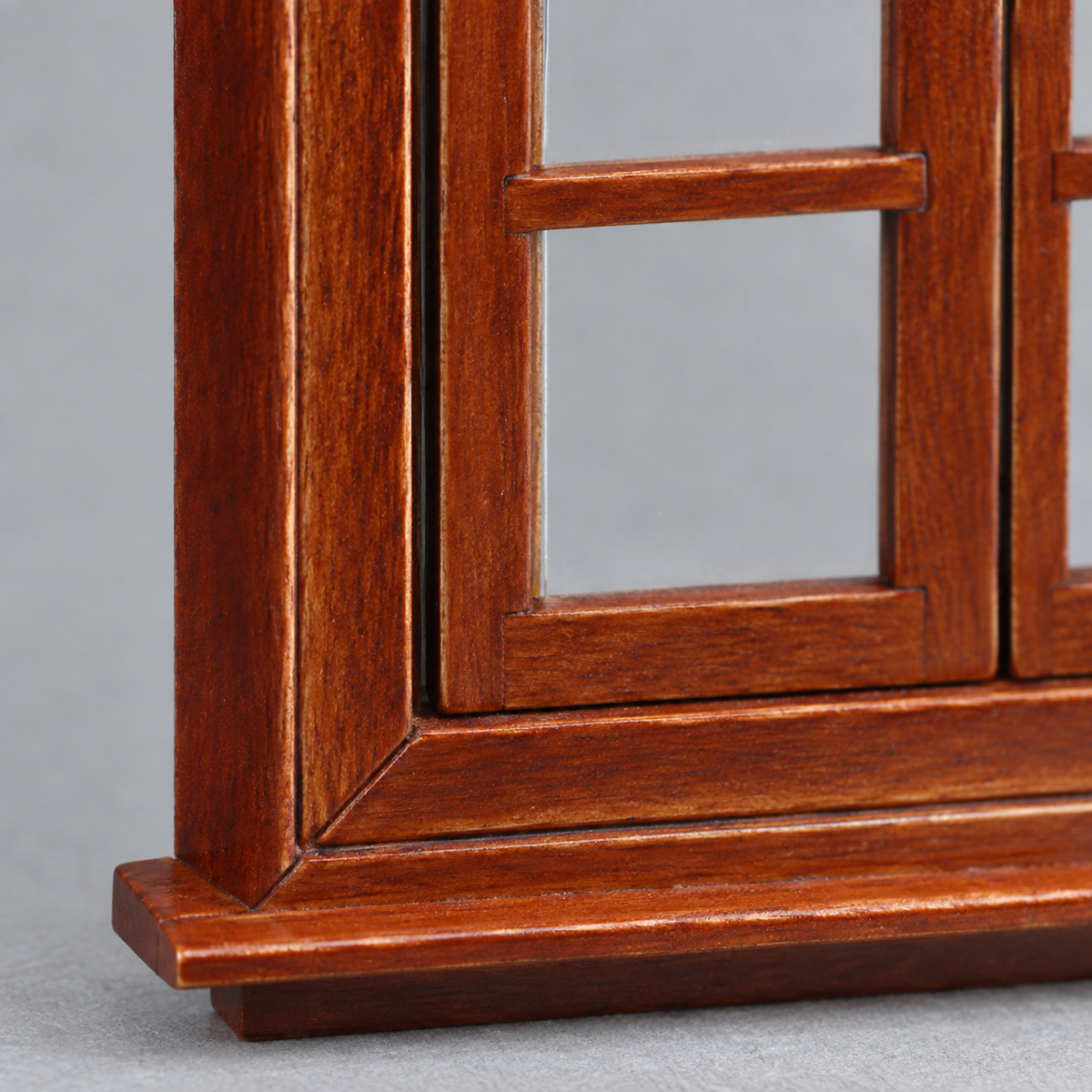 1:12 Chestnut Double Casement Window | KOBOONI · image 8