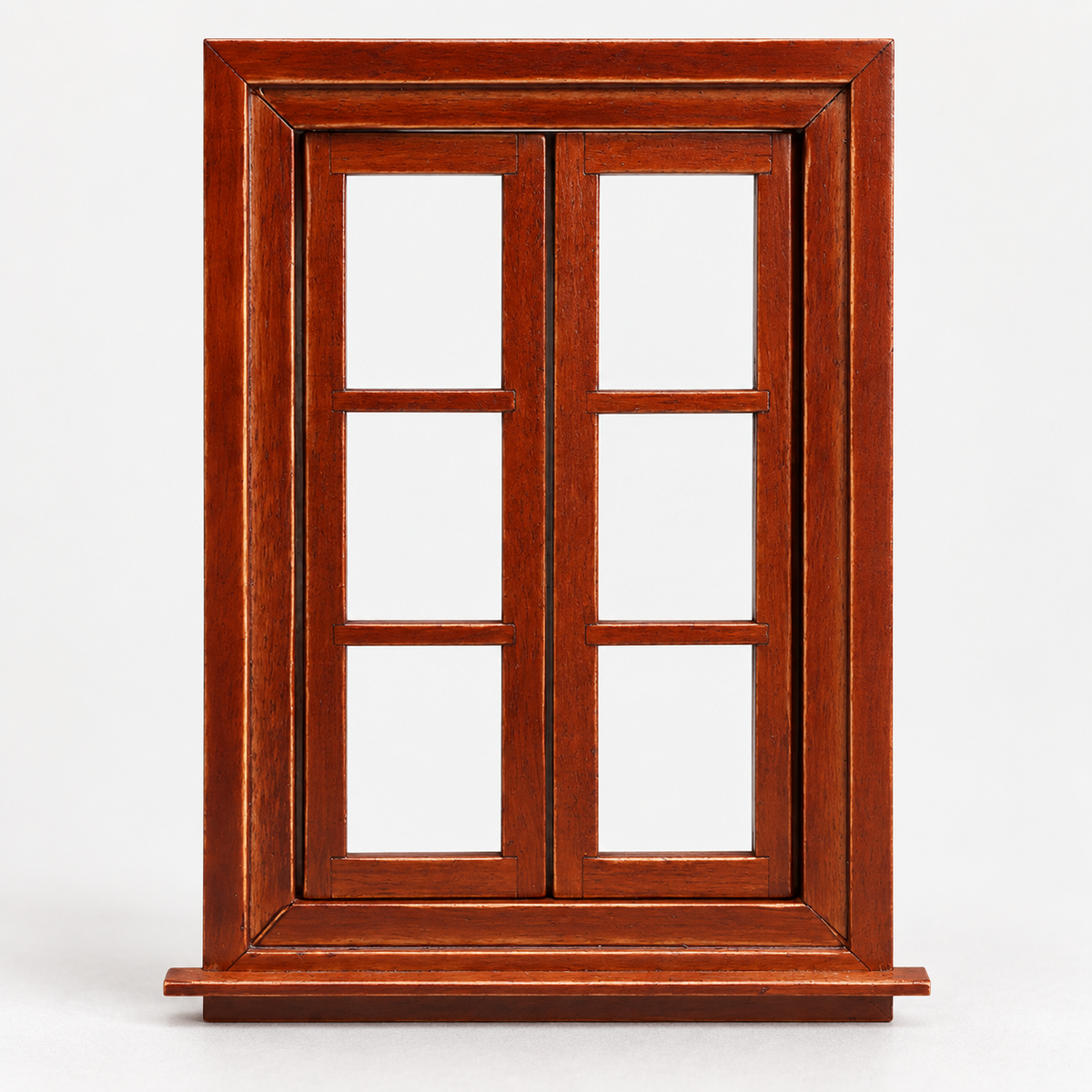 1:12 Chestnut Double Casement Window | KOBOONI · image 10